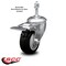 Service Caster 3 Inch Black Polyurethane Swivel 3/8 Inch Stem Caster with Total Lock Brake SCC SCC-TSTTL20S314-PPUB-BLK-381615 - alternate 1